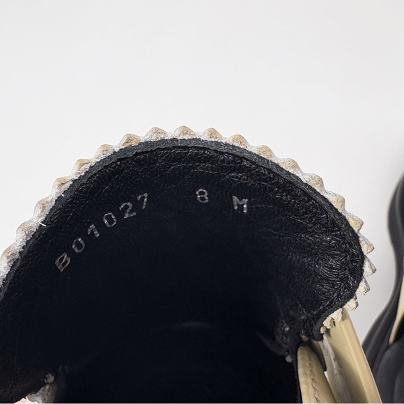 AQUATALIA | Michelina Leather Penny Loafer Mules in Cream | Sz 8 - Picture 10 of 12